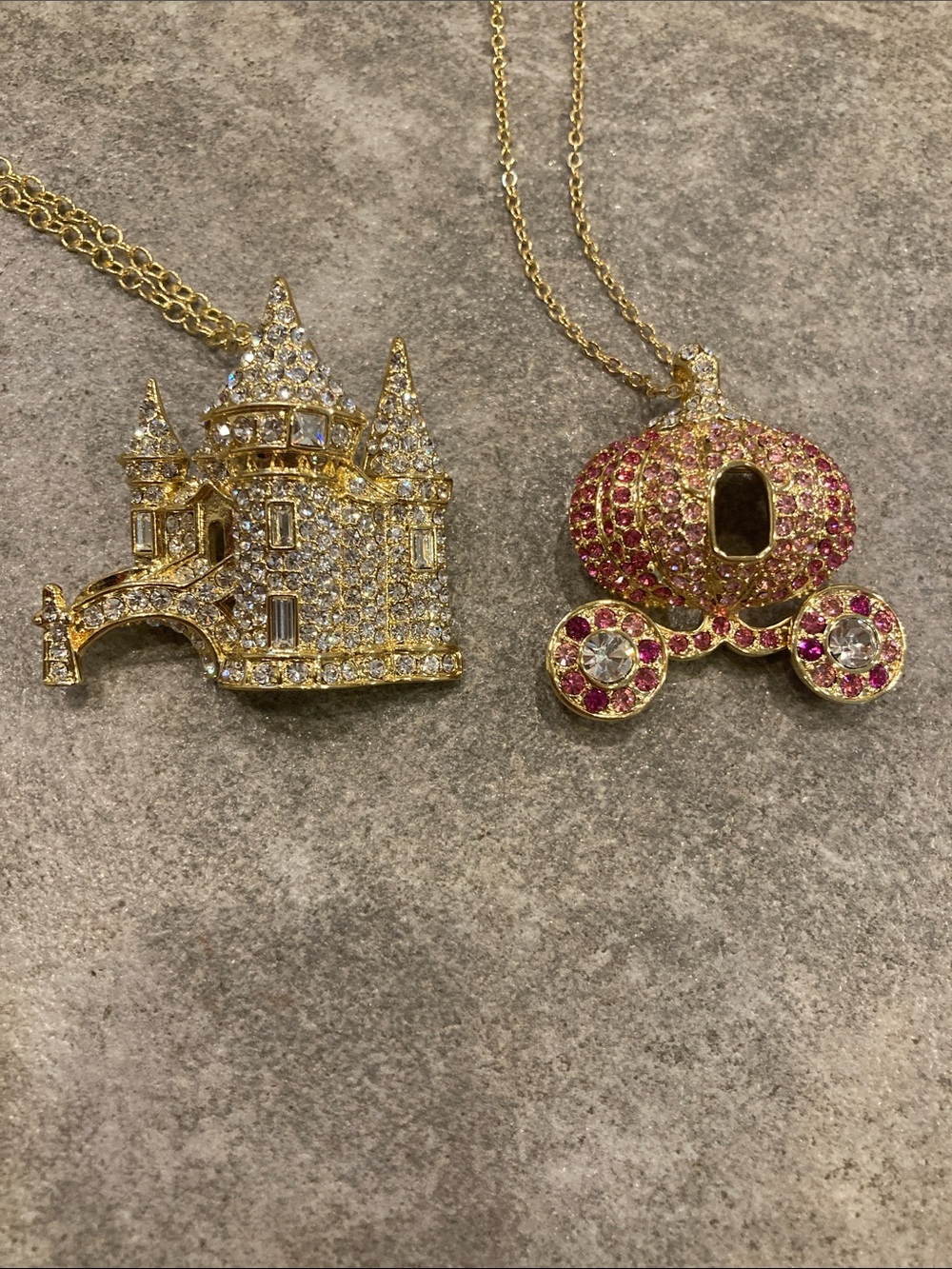 Gold-tone Princess Necklace Set